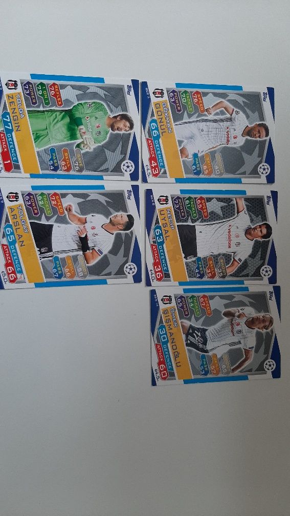 Karty piłkarskie match attax