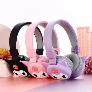 Дитячі бездротові навушники у формі Kuromi Bluetooth AH-906Y. Новинка