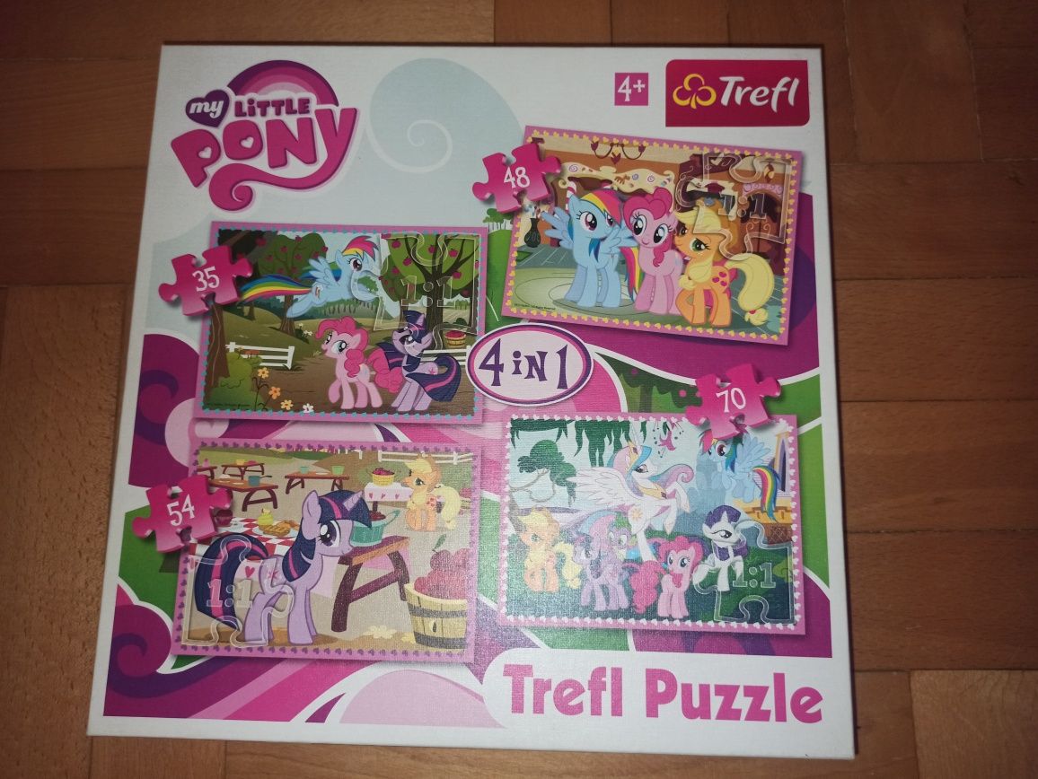 Trefl puzzle My Little Pony 4in1