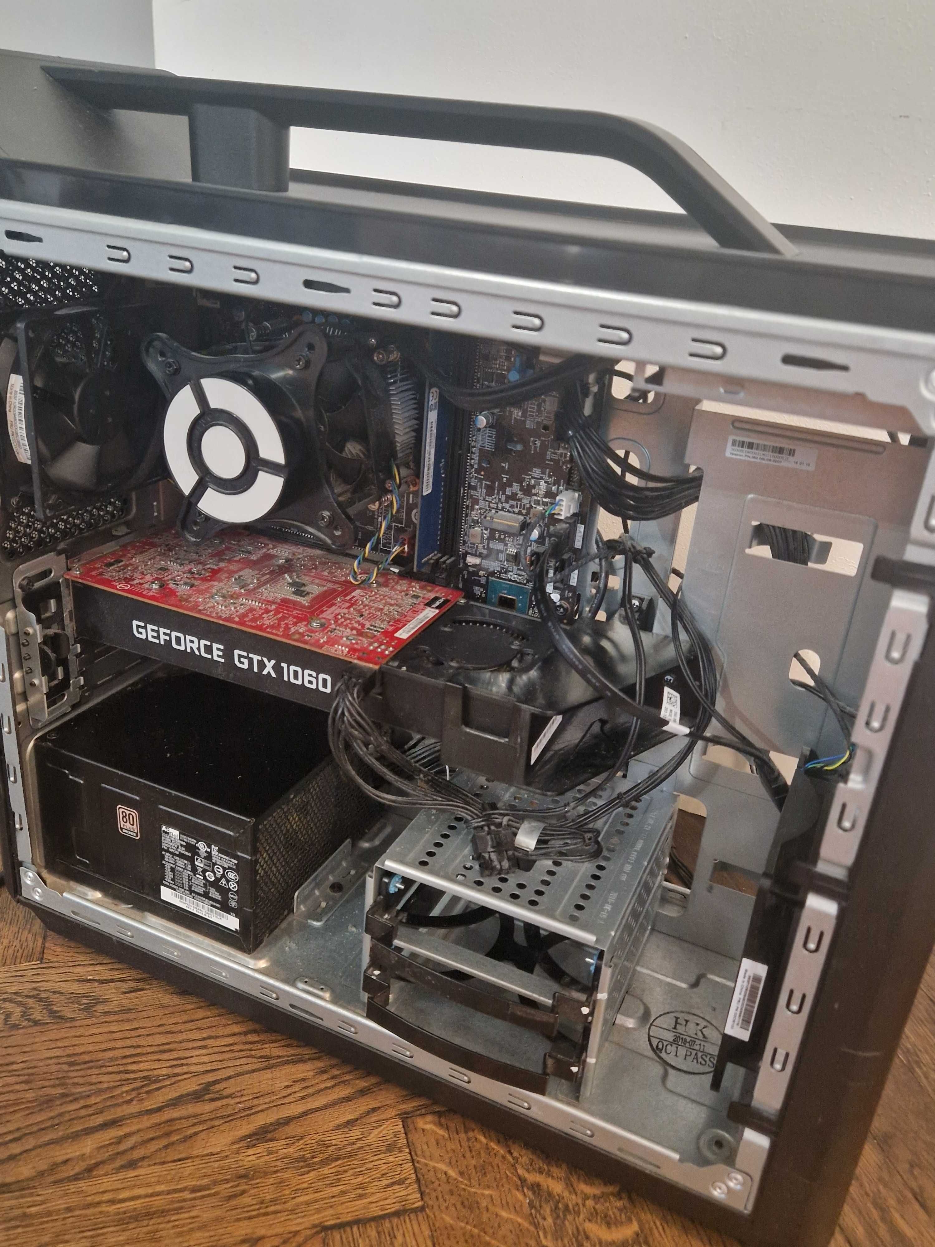 Komputer stacjonarny GeForce GTX1060 6GB używany bez dysku twardego