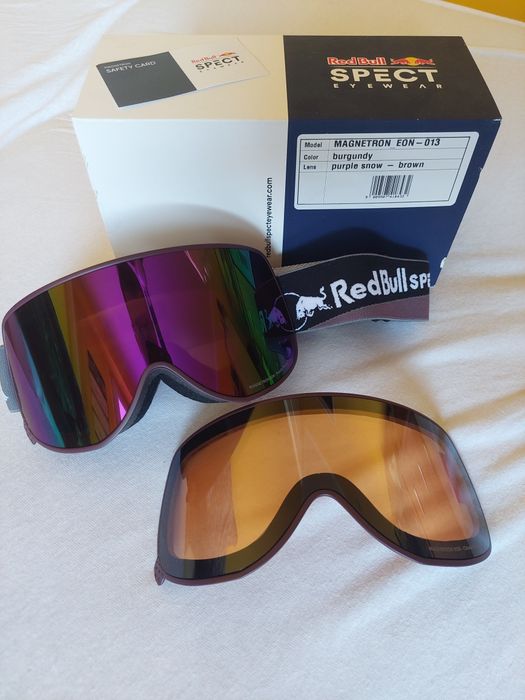 NOWE!! 2szybki GOGLE RED BULL SPECT MAGNETRON EON (snowboardowe / narc