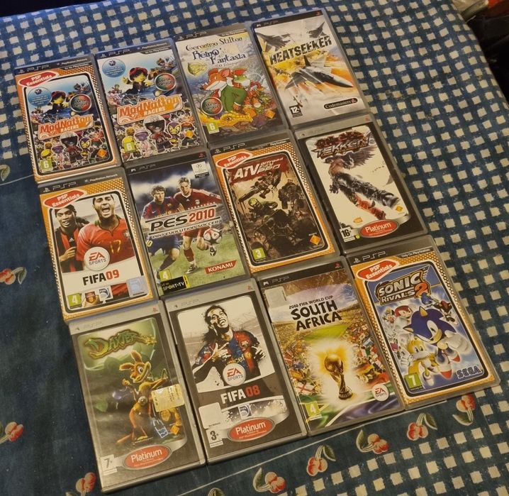 Jogos PSP Portable Originais valor cada