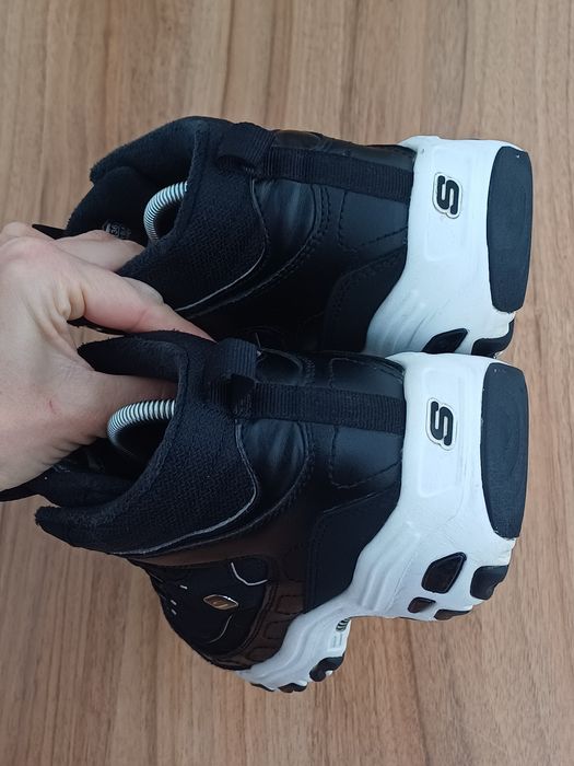 Skechers DLites жіночі зимові черевики високі теплі кросівки 37-38р