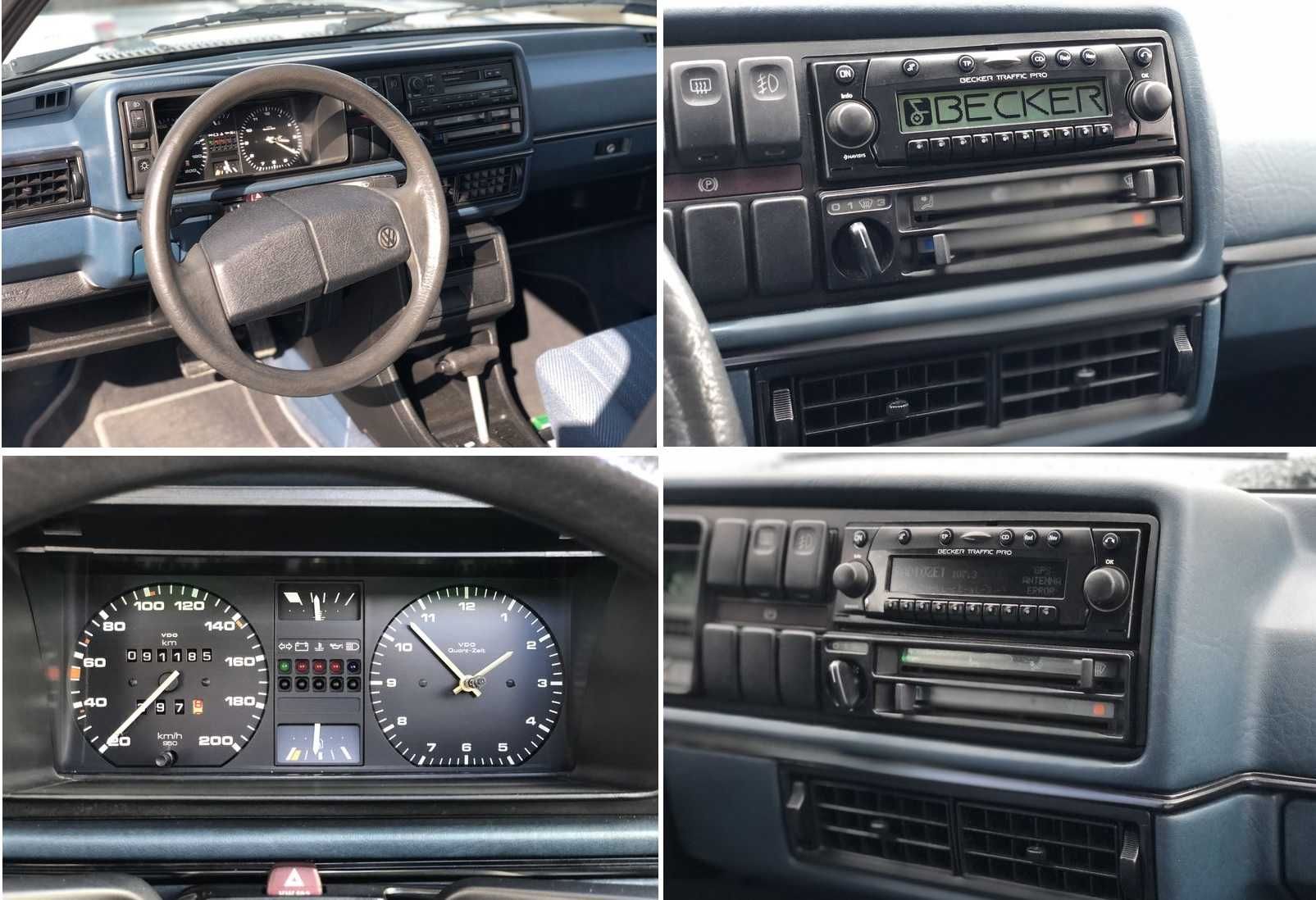 Golf 2, GL II, 1.6 B. Automat Wspomaganie Szyberdach C-zamek Felgi BBS