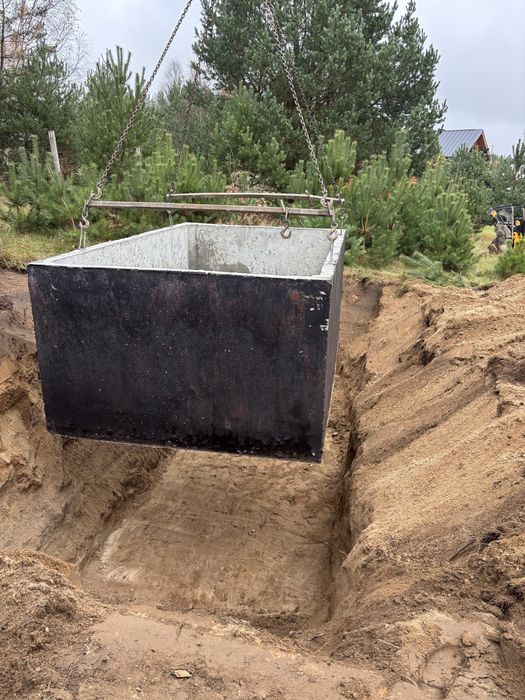 Szambo  betonowe z Atestem wraz z wykopem