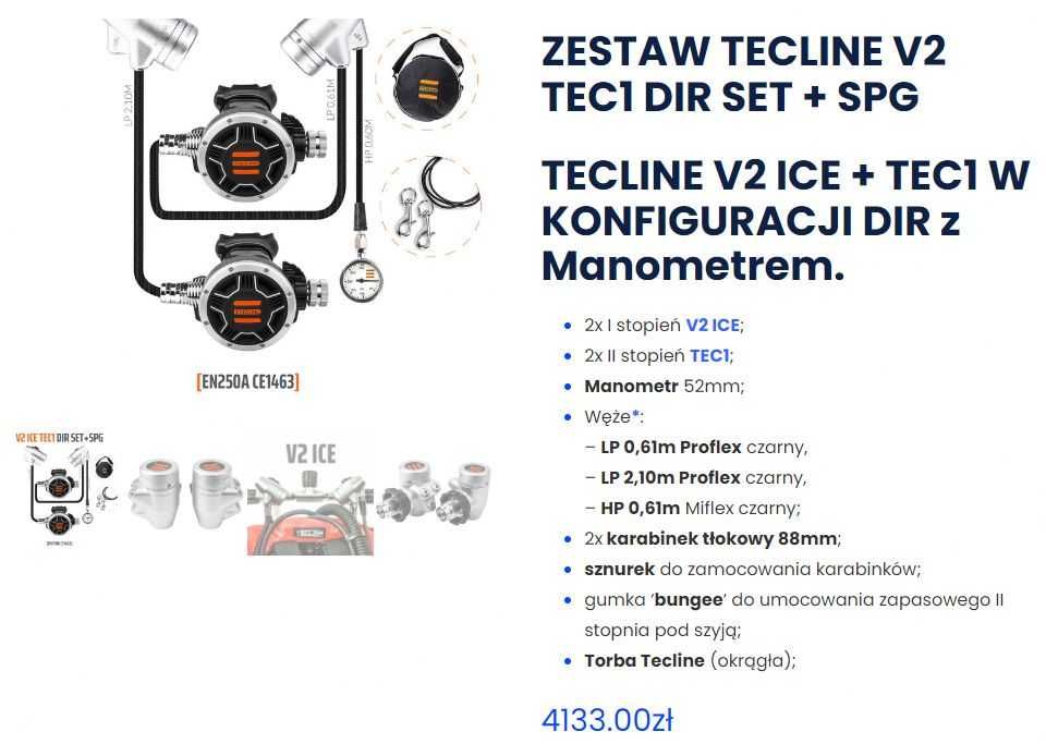 Tecline V2 ICE komplet automatów do twina