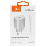 Ładowarka sieciowa USB Typ-C + kabel USB Typ-C - PD - 25W - TC25C+CC