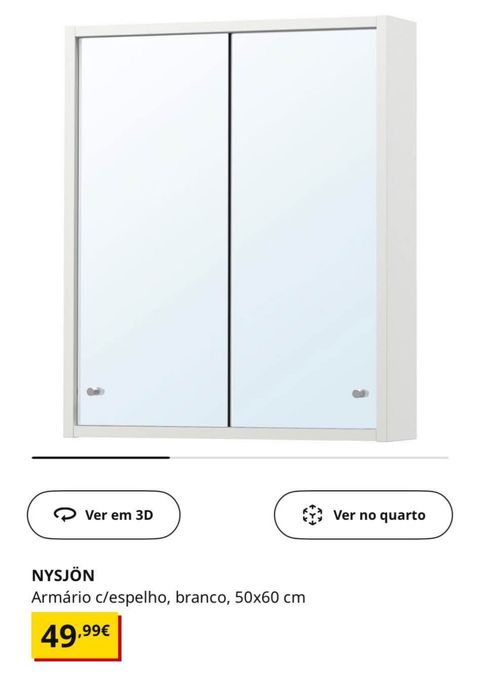 Móvel WC espelhado NOVO - IKEA