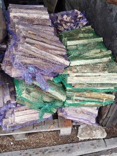 Drewno opałowe 60 L worek drewno drobne grube na rozpałkę