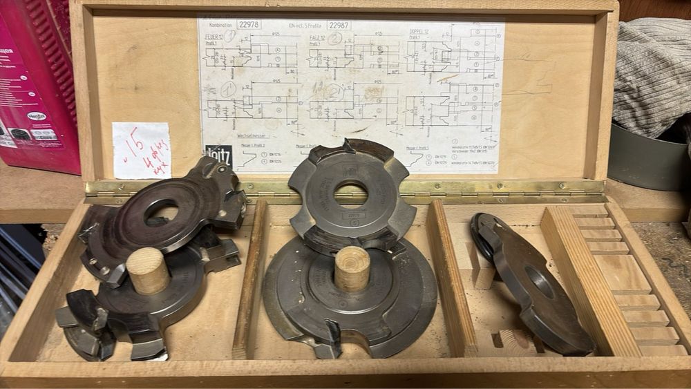 Фрези для столярного виробництва