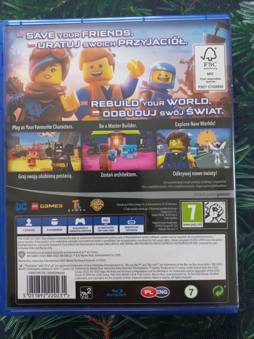 Gra Lego przygoda PS4