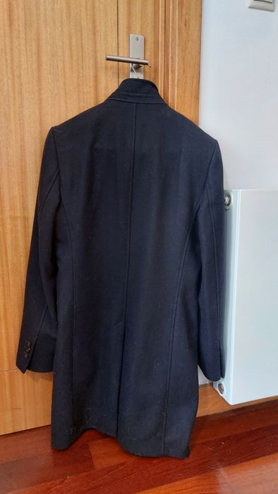 Casaco sobretudo azul