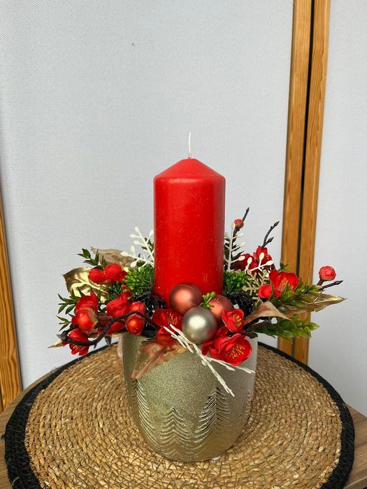 Dekoracja bożonarodzeniowa na stół