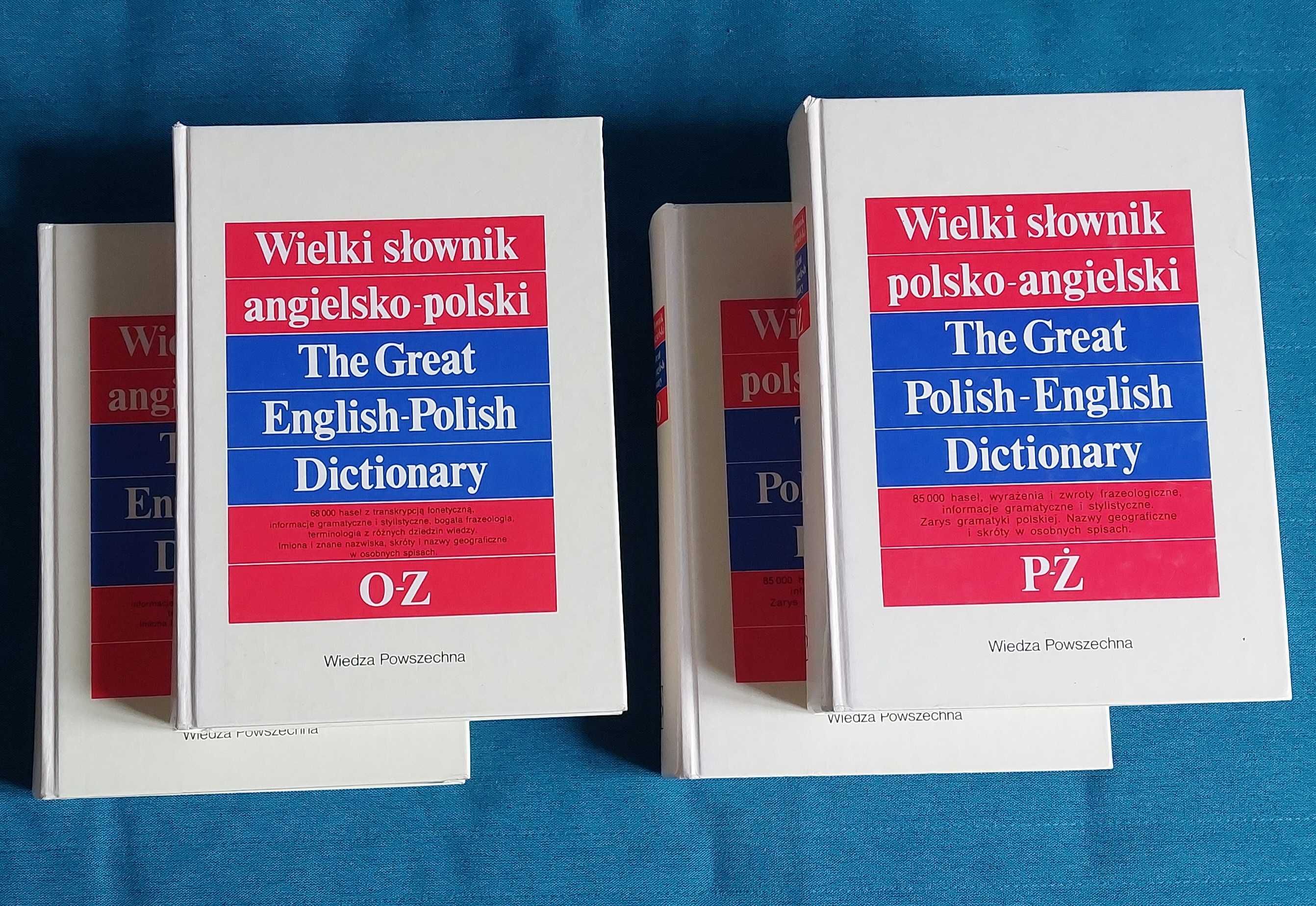 Stanisławski Wielki Słownik Polsko-Angielski/Angielsko-Polski 4 Tomy