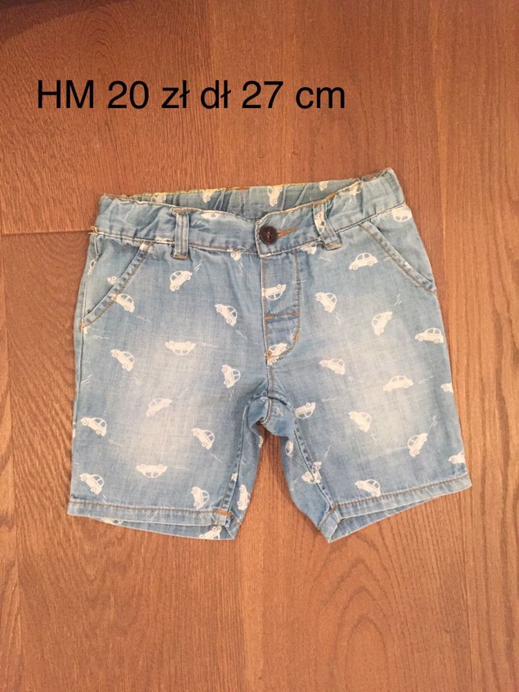 Spodenki na lato mayoral zara hm r. 92