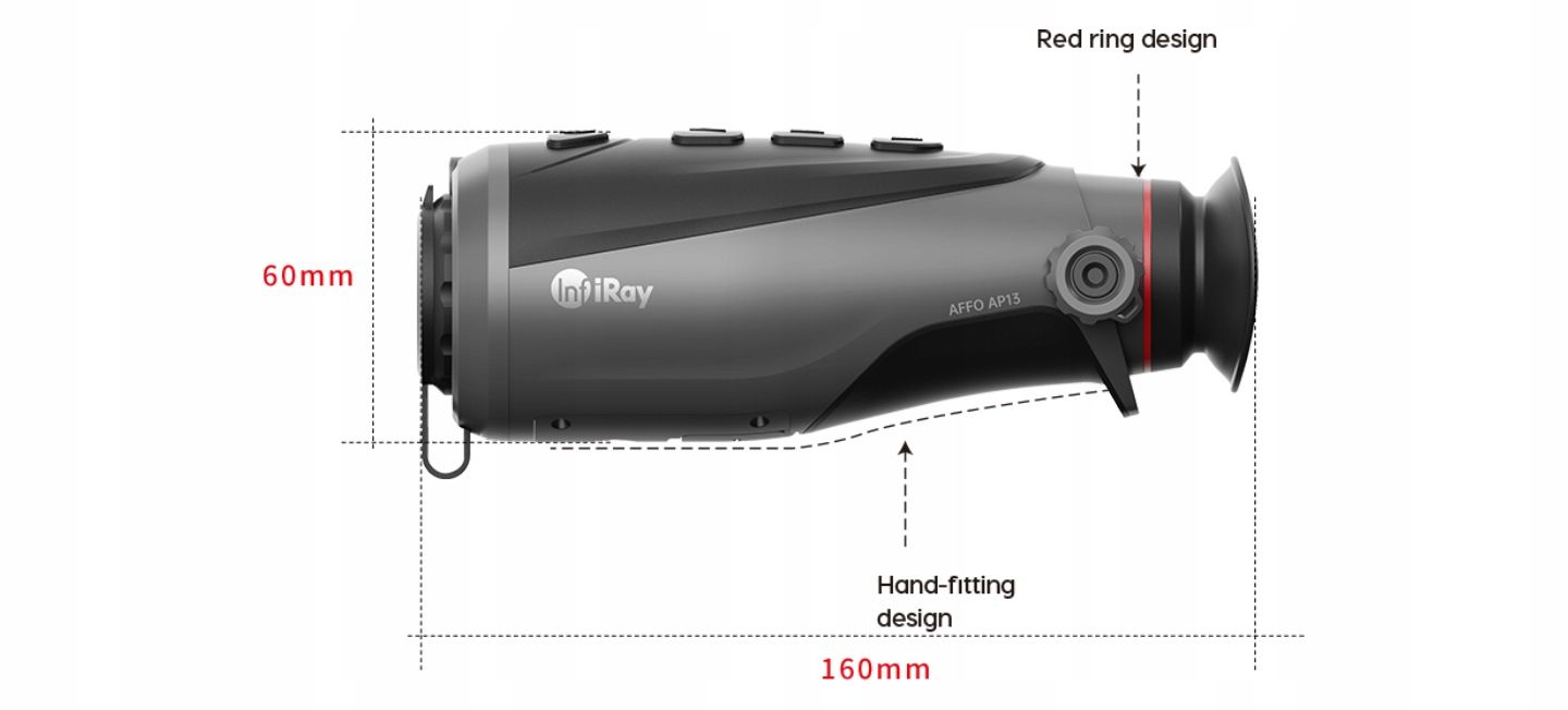 Monokular termowizyjny kamera INFIRAY AFFO AP13