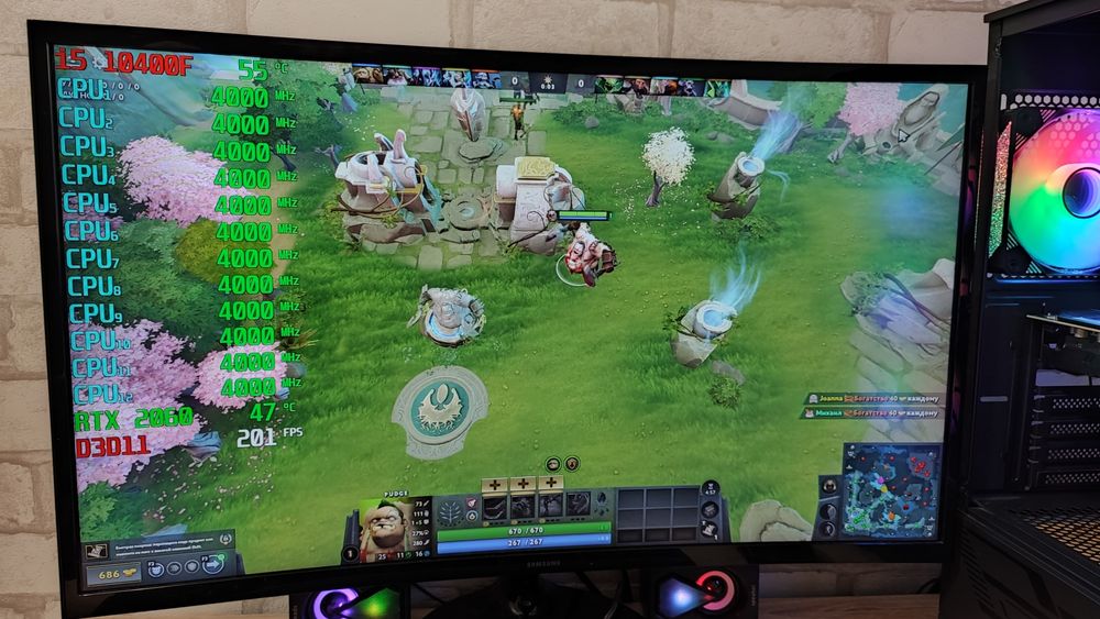 Игровой ПК RTX 2060 i5 10400F CS2 GTA 5 WOT RUST dota2