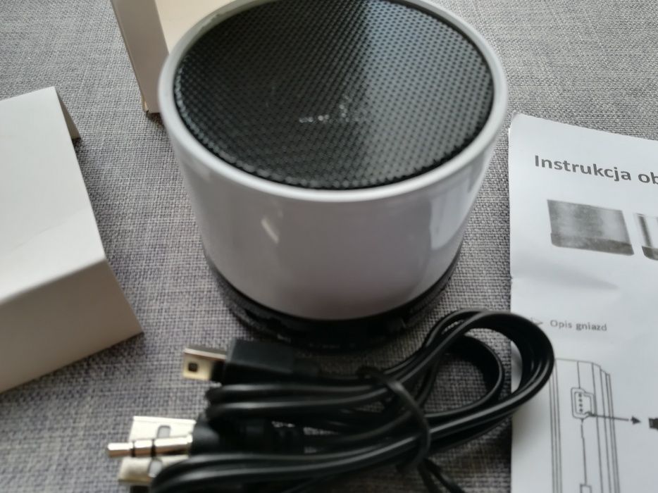 Głośnik bluetooth na kartę SD Micro + karta nowy zestaw