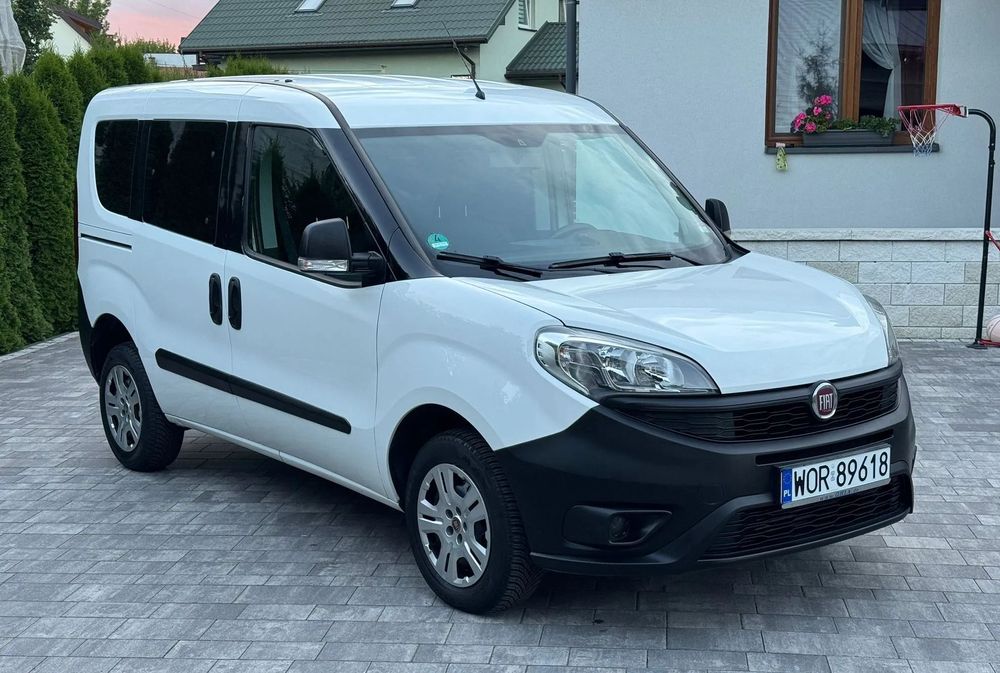 Fiat Doblo 1,3 MultiJet 90Km Klima 161 Tys Km 5-osobowy