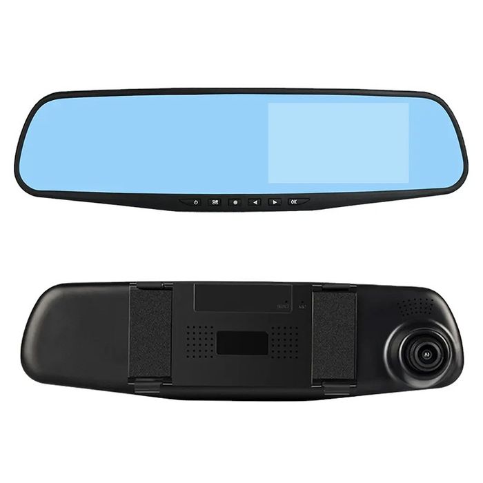 Wideorejestrator samochodowy DVR-01 Lusterko 5,0 cala + kamera cofania