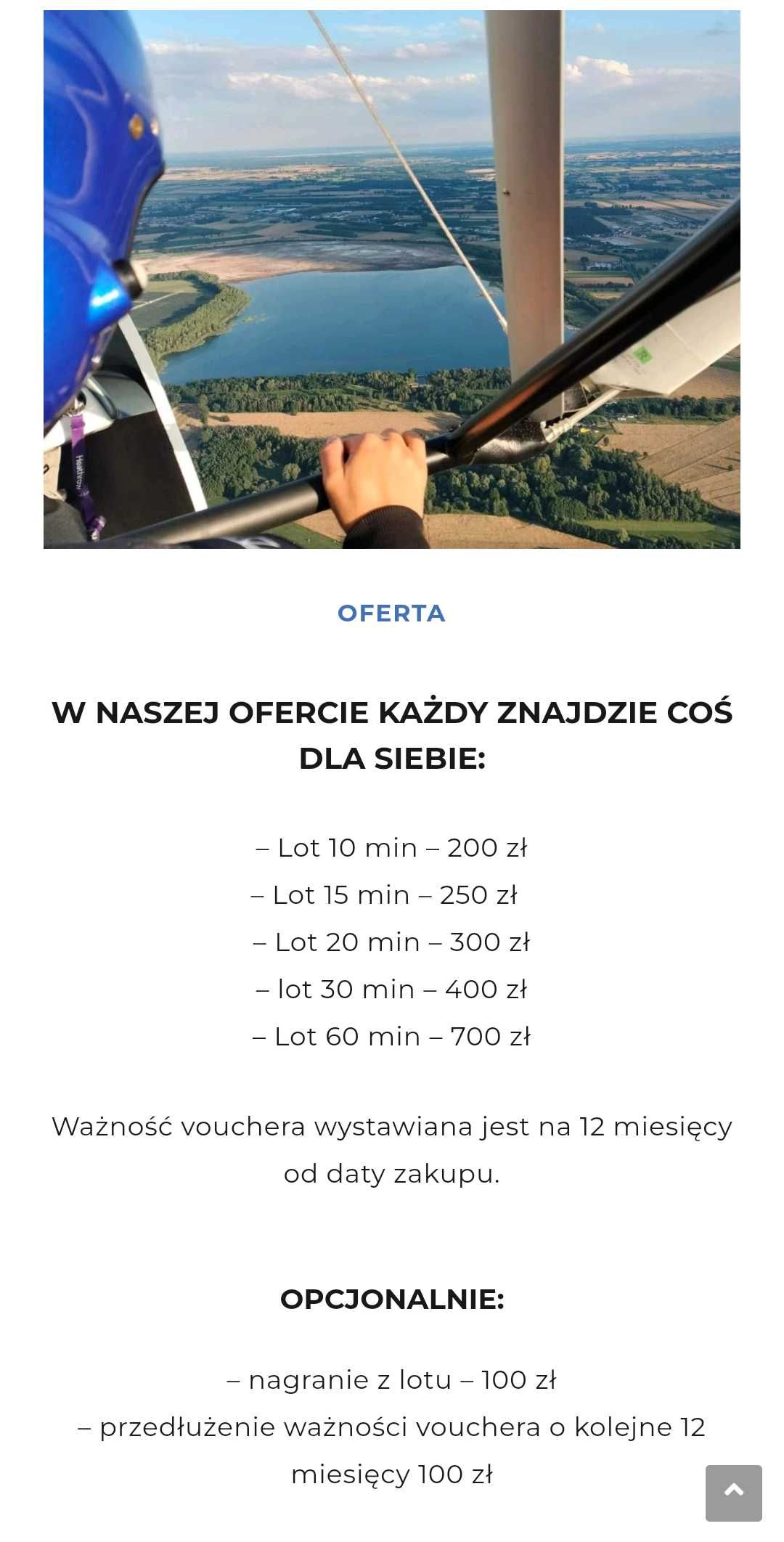 Voucher na lot motolotnią - SUPER PREZENT