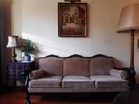 Piękny komplet Chippendale dwie sofy i dwa fotele