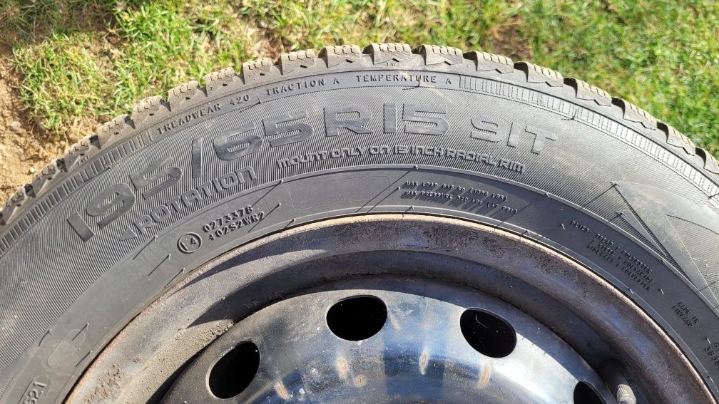 Opony koła felgi Nokian WR D4 195/65/15 4x98 Michelin Crossclimat
