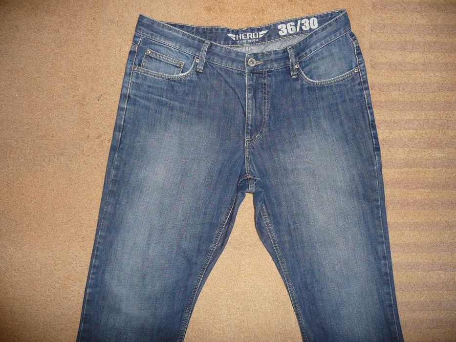 Spodnie dżinsy HERO W36/L30=48,5/101cm jeansy