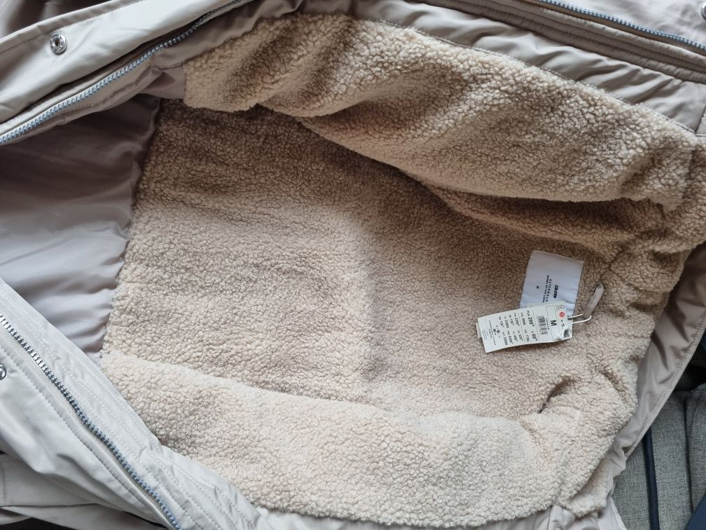 Płaszcz damski ocieplany parka Cropp