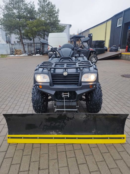 CFmoto 500 rok 2011 z pługiem MATMAR Ełk