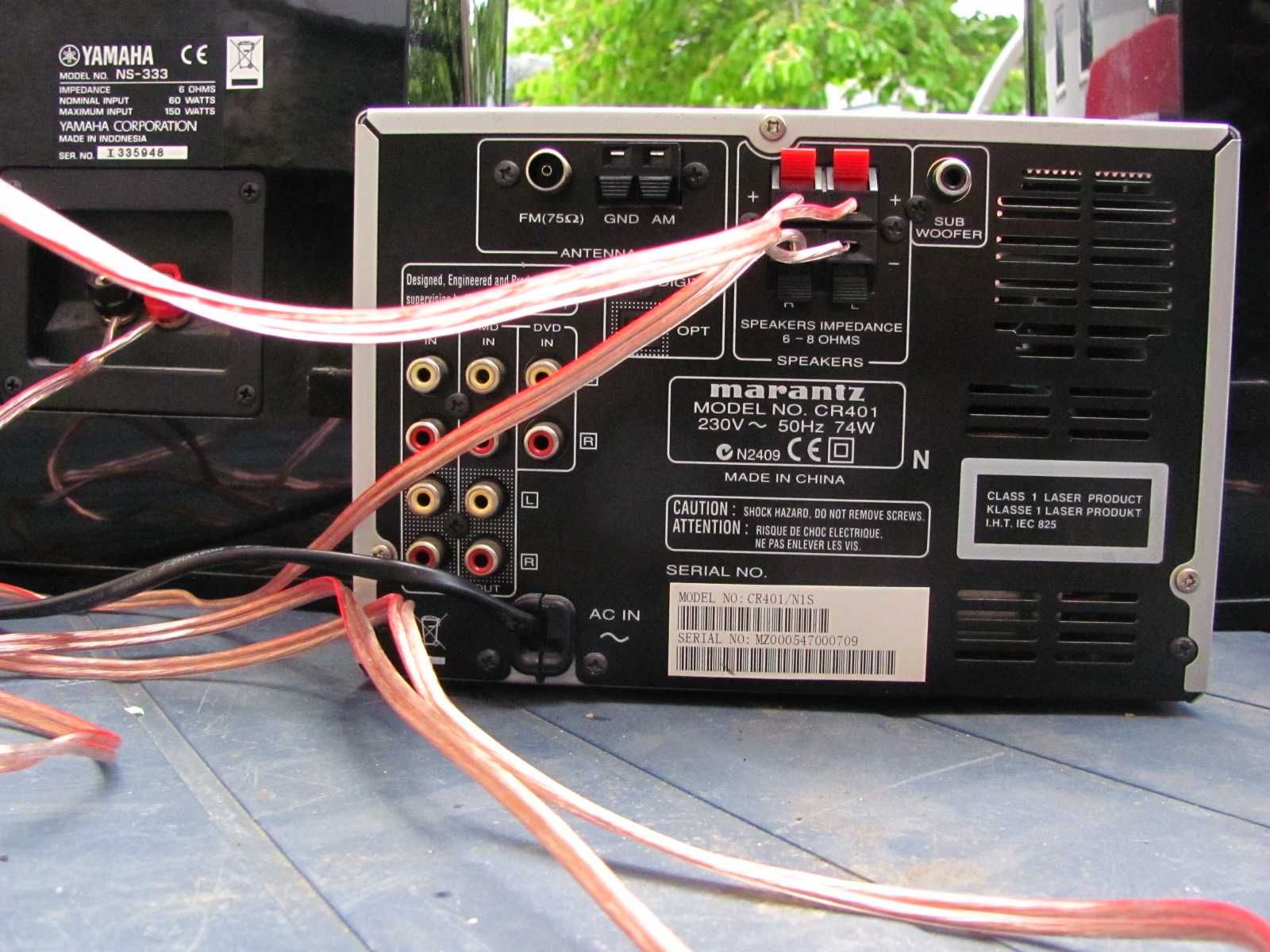 Amplituner stereo z odtwarzaczem CD Marantz CR401 - bez kolumn