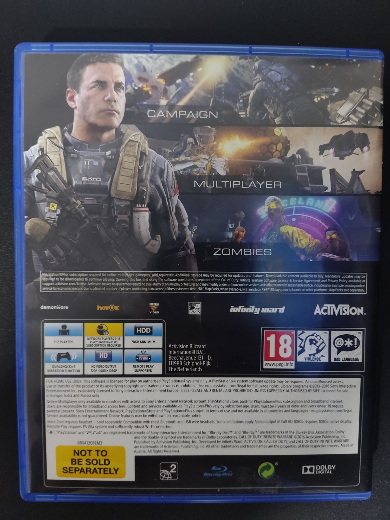 Call of duty infinite Warfare PS4
