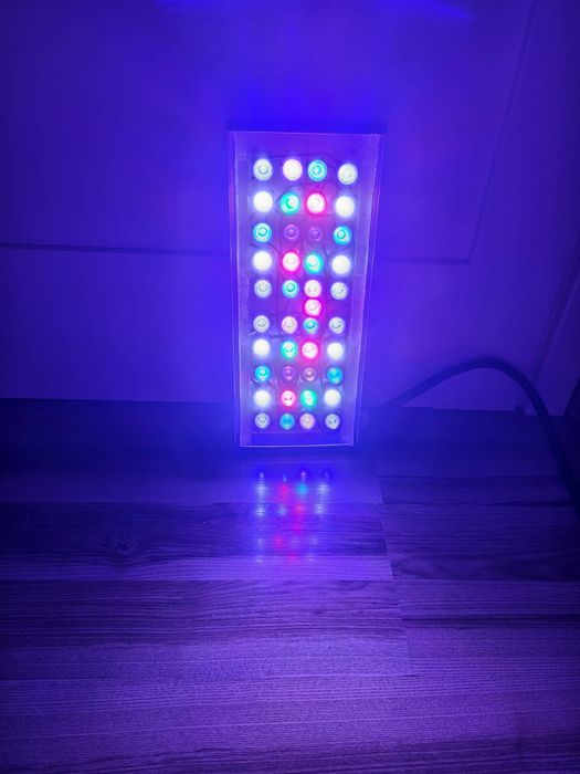 Nowa lampa LED do akwarium morskiego 120 Wat 38cm wisząca