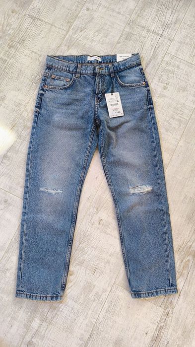Джинсы Zara Зара для мальчика 13-14 лет рост 164 см