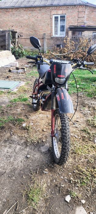 Электромотоцикл на базе Ямаха dt125 3кВт мотором