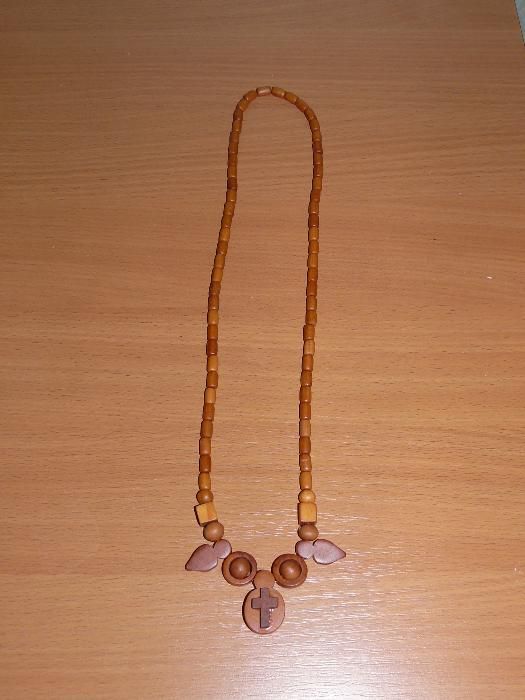Бусы ожерелье дерево /2, кулон