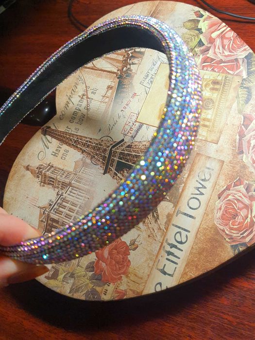 Обруч зі стразами прикраса для волосся