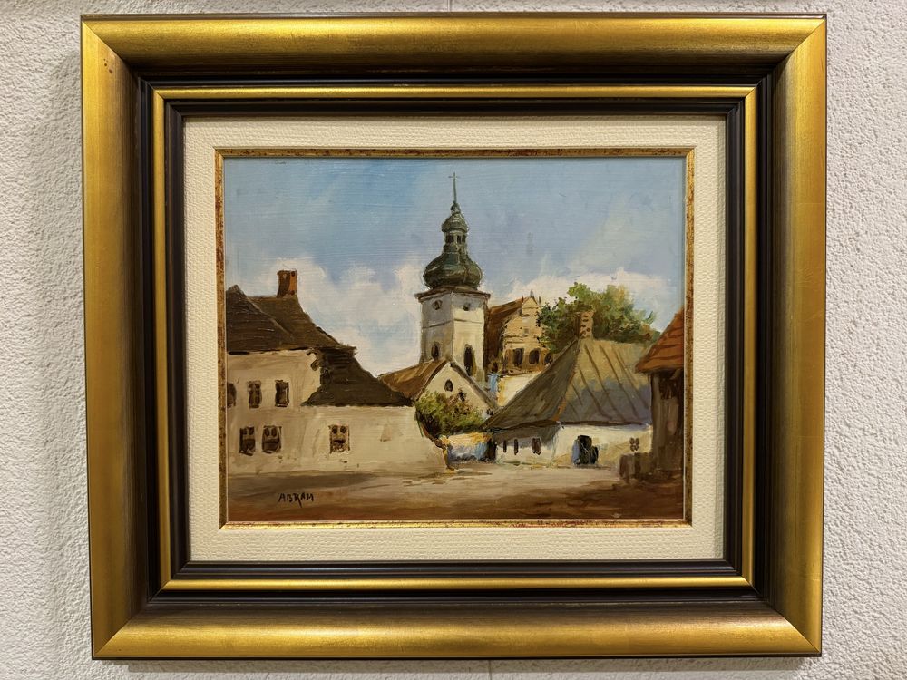 Zbigniew Abram - Stary Sącz obraz olejny
