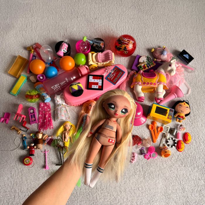 ЛОТ кукла на на, аксесуары, мебель, мячики, русалочки, na na ляльки