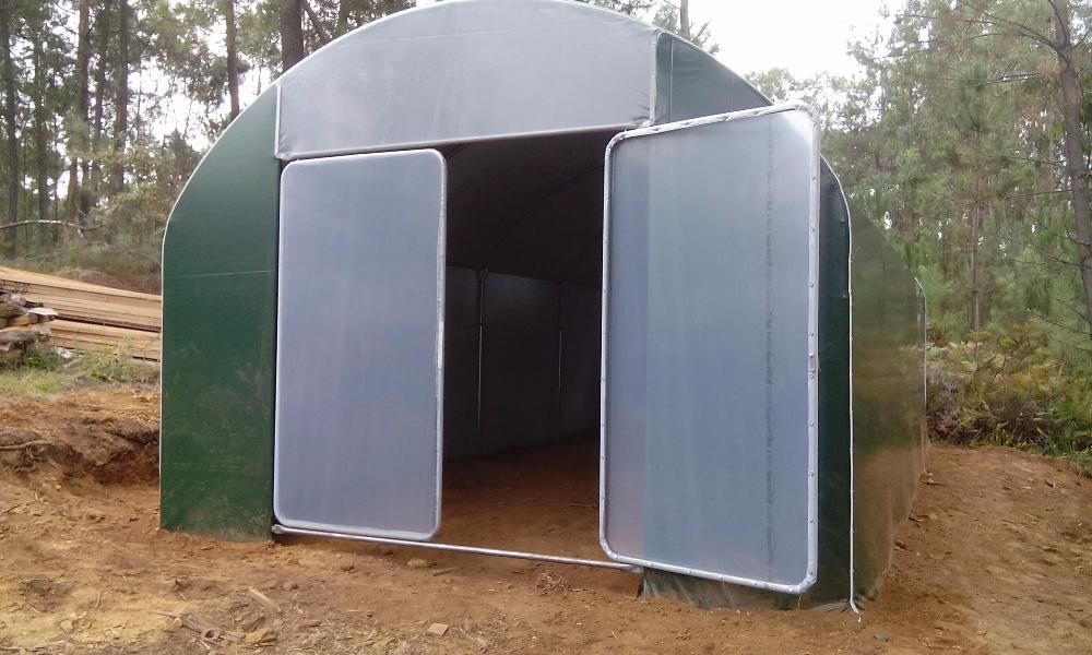 Garagem auto Estufa Armazém secagem de lenha