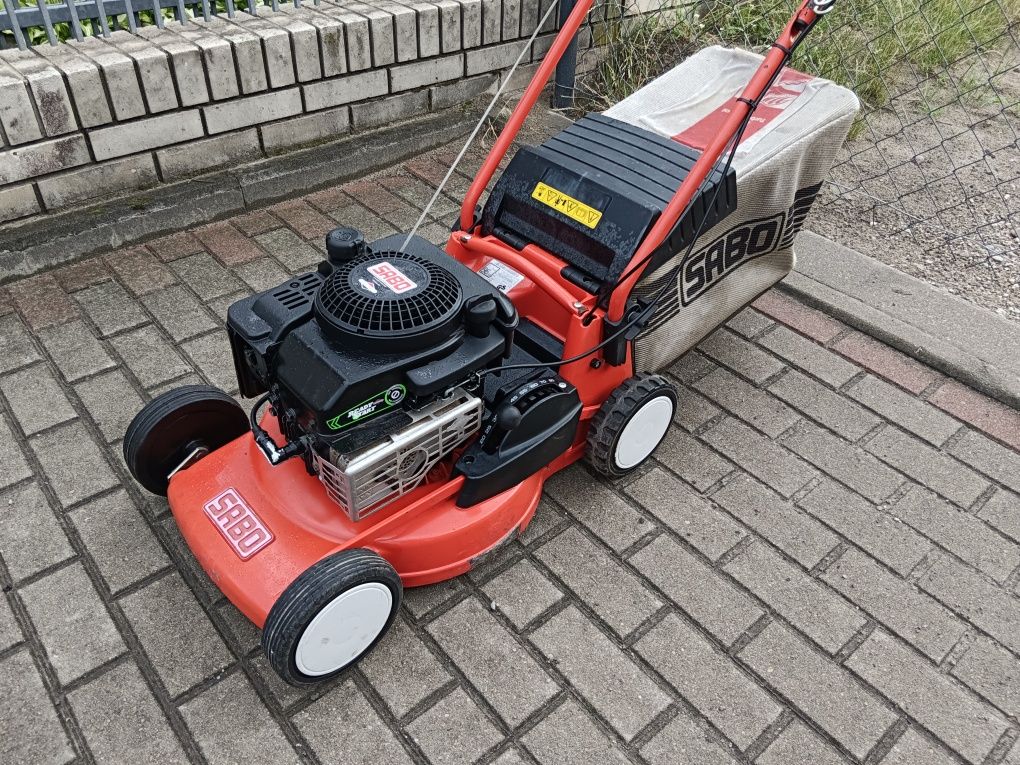 Kosiarka spalinowa Sabo 43cm 5KM Briggs napęd kosz aluminiowa