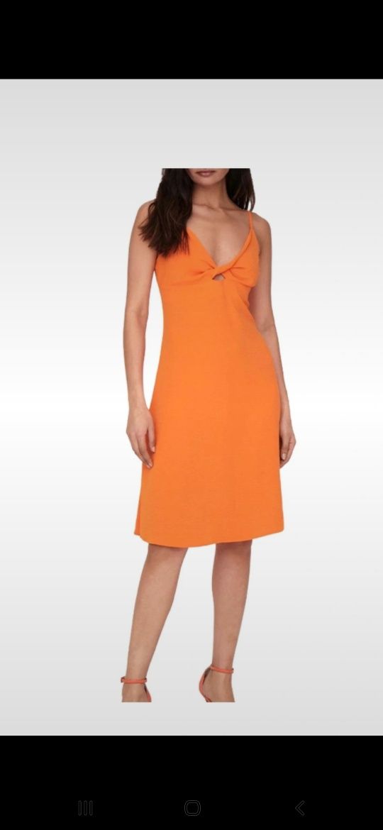 Vestido only M laranja