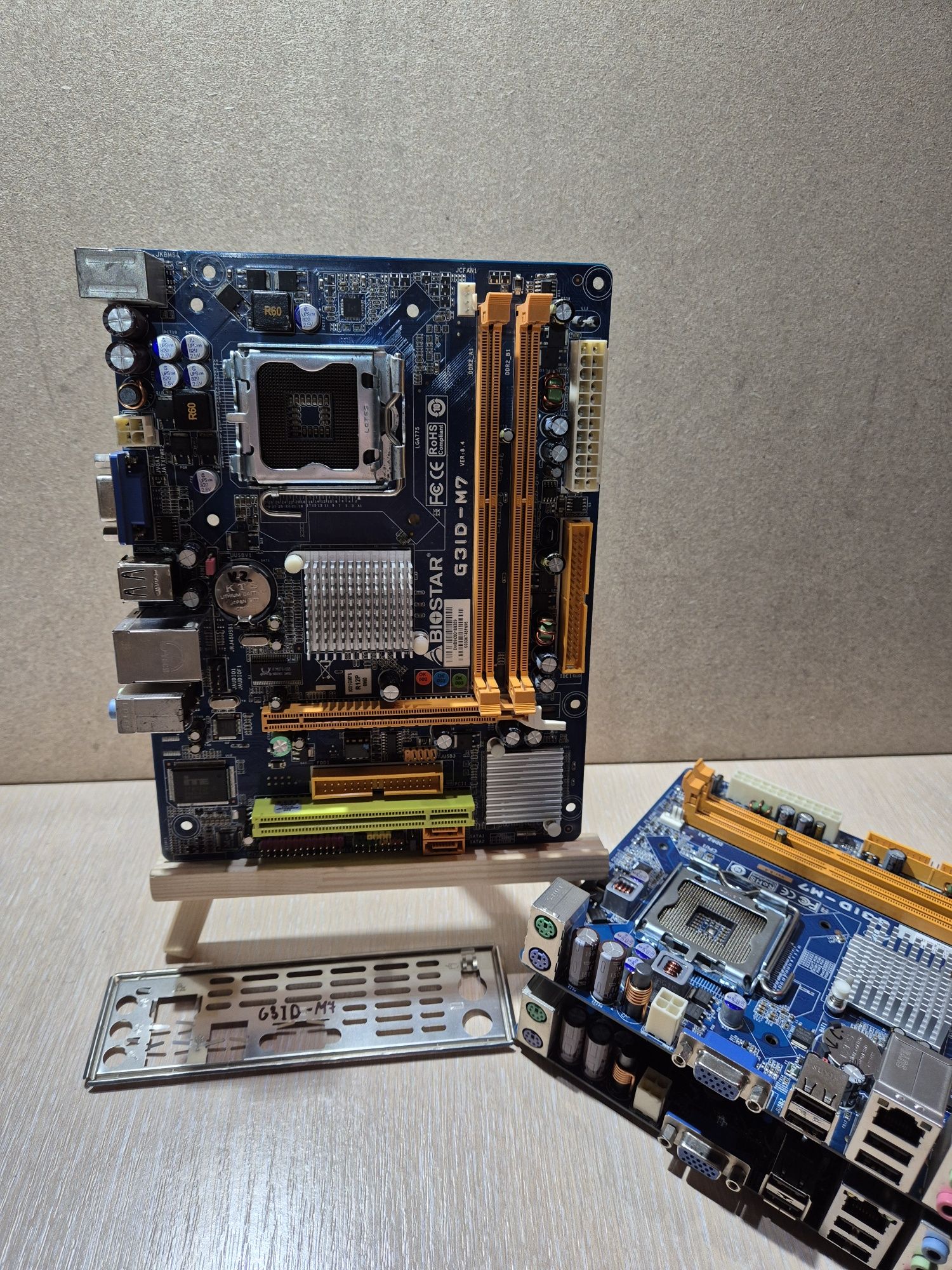 Материнські плати Biostar G31D-M7 ver:8.4, s775, G31, 2×ddr2