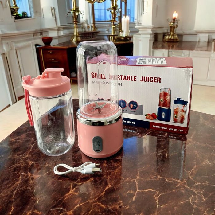 Przenośny mini blender USB. 2 kubki / Nowy