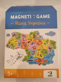 Магнітні пазли "Мапа України" з літаком "Мрія"