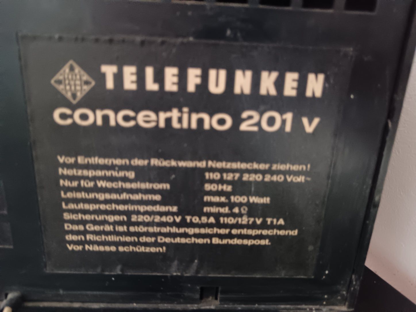 Radio Telefunken Concertino