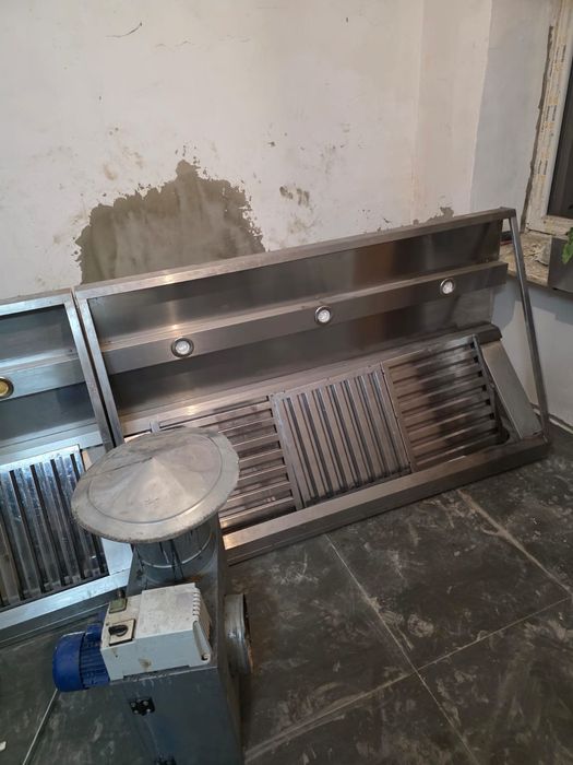 Okap gastronomiczny komplet