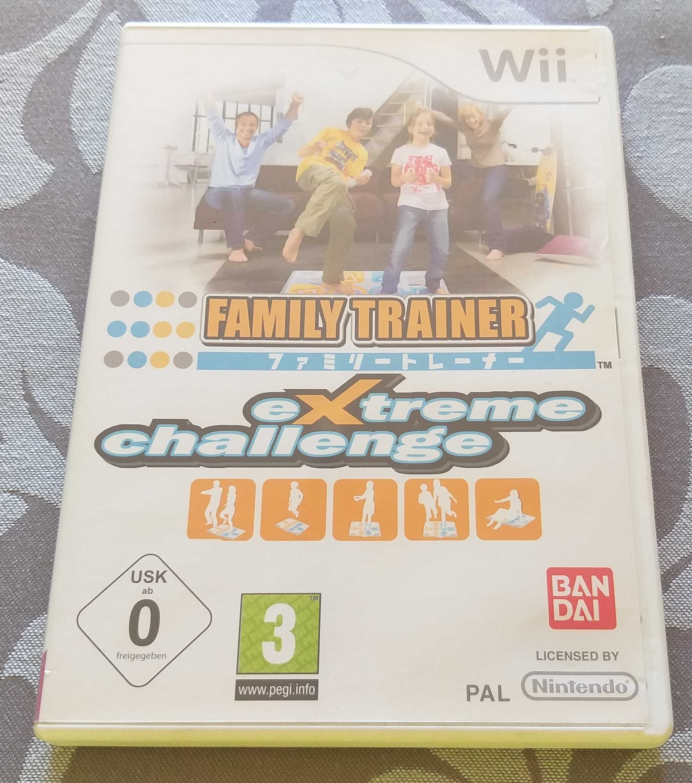 Family Trainer wii + Tapate do jogo como novo