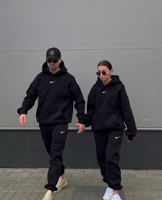 Чоловічий спортивний костюм Nike / Парный костюм Найк худи+штаны