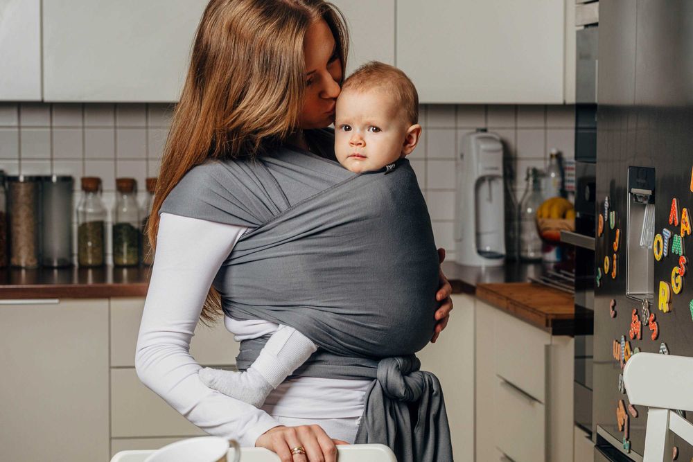 Nowa chusta elastyczna LennyLamb - Antracyt